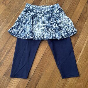 Dona Jo Activewear Skirted Leggings Running Tennis Pickleball Size 1 (small)